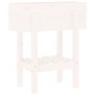 vidaXL Fioriera da Giardino Bianca 62x30x69 cm Legno Massello di Pino 
