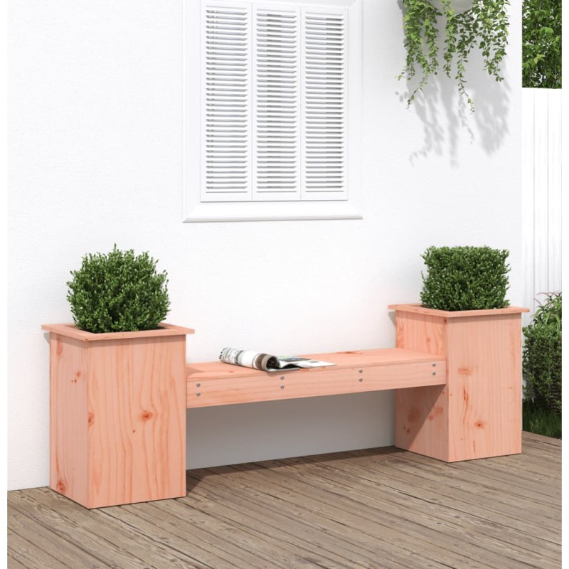 vidaXL Panchina con Fioriera 184,5x39,5x56,5 cm Legno Massello Douglas vidaXL Panchina con Fioriera 184,5x39,5x56,5 cm Legno Massello Douglas