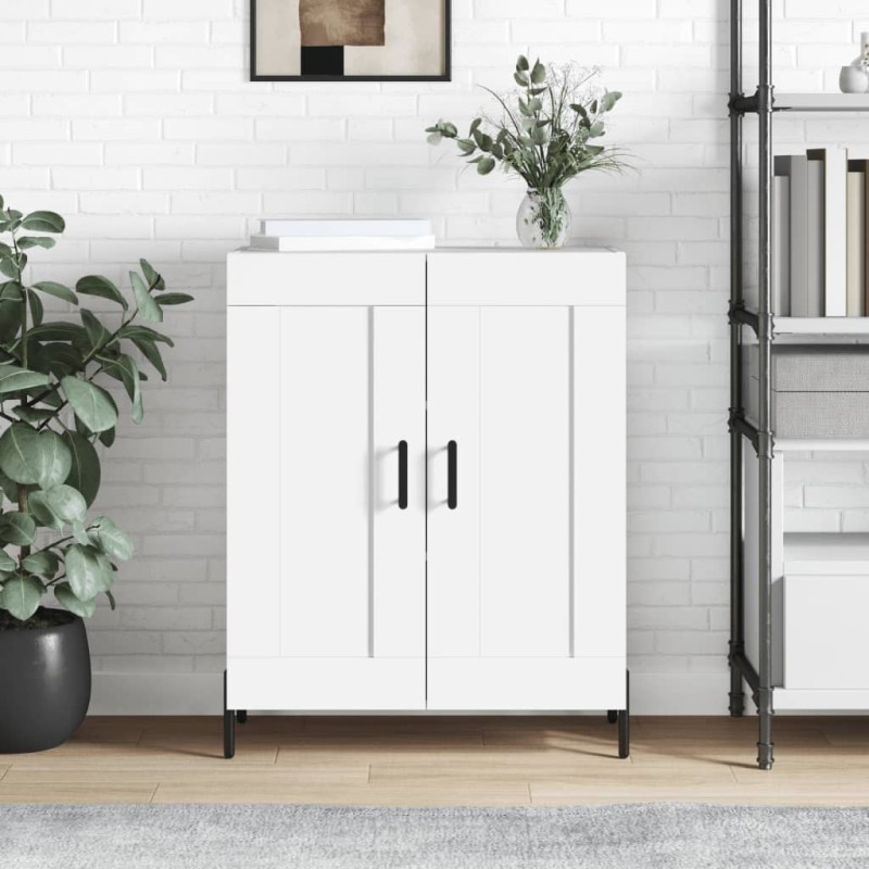 vidaXL Credenza Bianca 69,5x34x90 cm in Legno Multistrato vidaXL Credenza Bianca 69,5x34x90 cm in Legno Multistrato