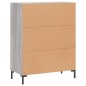 vidaXL Credenza Grigio Sonoma 69,5x34x90 cm in Legno Multistrato vidaXL Credenza Grigio Sonoma 69,5x34x90 cm in Legno Multistrato