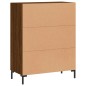 vidaXL Credenza Rovere Marrone 69,5x34x90 cm in Legno Multistrato vidaXL Credenza Rovere Marrone 69,5x34x90 cm in Legno Multistrato