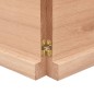vidaXL Piano Tavolo Marrone Chiaro 160x60x4 cm in Rovere Non Trattato vidaXL Piano Tavolo Marrone Chiaro 160x60x4 cm in Rovere Non Trattato