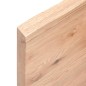 vidaXL Piano Tavolo Marrone Chiaro 160x60x4 cm in Rovere Non Trattato vidaXL Piano Tavolo Marrone Chiaro 160x60x4 cm in Rovere Non Trattato