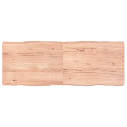 vidaXL Piano Tavolo Marrone Chiaro 160x60x6 cm in Rovere Non Trattato