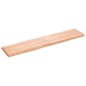 vidaXL Piano Tavolo Marrone Chiaro 180x40x6 cm in Rovere Non Trattato vidaXL Piano Tavolo Marrone Chiaro 180x40x6 cm in Rovere Non Trattato