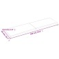 vidaXL Piano Tavolo Marrone Chiaro 180x50x(2-4) cm Rovere Non Trattato vidaXL Piano Tavolo Marrone Chiaro 180x50x(2-4) cm Rovere Non Trattato