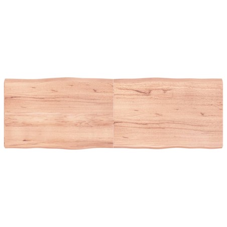 vidaXL Piano Tavolo Marrone Chiaro 180x60x6 cm in Rovere Non Trattato