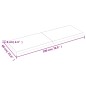 vidaXL Piano Tavolo Marrone Chiaro 180x60x6 cm in Rovere Non Trattato