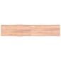 vidaXL Piano Tavolo Marrone Chiaro 200x40x6 cm in Rovere Non Trattato
