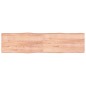 vidaXL Piano Tavolo Marrone Chiaro 200x50x6 cm in Rovere Non Trattato