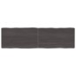 vidaXL Piano Tavolo Marrone Scuro 140x40x(2-6)cm Rovere Non Trattato vidaXL Piano Tavolo Marrone Scuro 140x40x(2-6)cm Rovere Non Trattato