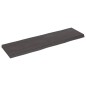 vidaXL Piano Tavolo Marrone Scuro 140x40x(2-6)cm Rovere Non Trattato vidaXL Piano Tavolo Marrone Scuro 140x40x(2-6)cm Rovere Non Trattato