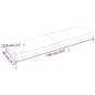 vidaXL Piano Tavolo Marrone Scuro 140x40x(2-6)cm Rovere Non Trattato vidaXL Piano Tavolo Marrone Scuro 140x40x(2-6)cm Rovere Non Trattato