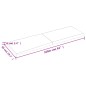 vidaXL Piano Tavolo Grigio Scuro 160x50x6 cm in Rovere Non Trattato
