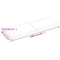 vidaXL Piano Tavolo Grigio Scuro 160x60x6 cm in Rovere Non Trattato