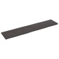 vidaXL Piano Tavolo Marrone Scuro 180x40x(2-4)cm Rovere Non Trattato vidaXL Piano Tavolo Marrone Scuro 180x40x(2-4)cm Rovere Non Trattato