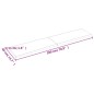 vidaXL Piano Tavolo Marrone Scuro 180x40x(2-4)cm Rovere Non Trattato vidaXL Piano Tavolo Marrone Scuro 180x40x(2-4)cm Rovere Non Trattato