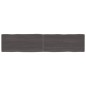 vidaXL Piano Tavolo Marrone Scuro 180x40x(2-6)cm Rovere Non Trattato vidaXL Piano Tavolo Marrone Scuro 180x40x(2-6)cm Rovere Non Trattato
