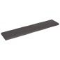 vidaXL Piano Tavolo Marrone Scuro 180x40x(2-6)cm Rovere Non Trattato vidaXL Piano Tavolo Marrone Scuro 180x40x(2-6)cm Rovere Non Trattato