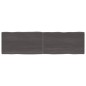 vidaXL Piano Tavolo Marrone Scuro 180x50x(2-6)cm Rovere Non Trattato vidaXL Piano Tavolo Marrone Scuro 180x50x(2-6)cm Rovere Non Trattato