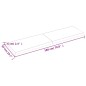 vidaXL Piano Tavolo Marrone Scuro 180x50x(2-6)cm Rovere Non Trattato vidaXL Piano Tavolo Marrone Scuro 180x50x(2-6)cm Rovere Non Trattato