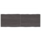 vidaXL Piano Tavolo Grigio Scuro 180x60x4 cm in Rovere Non Trattato vidaXL Piano Tavolo Grigio Scuro 180x60x4 cm in Rovere Non Trattato