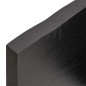 vidaXL Piano Tavolo Grigio Scuro 180x60x4 cm in Rovere Non Trattato vidaXL Piano Tavolo Grigio Scuro 180x60x4 cm in Rovere Non Trattato