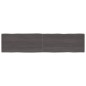 vidaXL Piano Tavolo Grigio Scuro 220x50x6 cm in Rovere Non Trattato vidaXL Piano Tavolo Grigio Scuro 220x50x6 cm in Rovere Non Trattato
