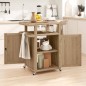 vidaXL Carrello da Bar 70x50x90 cm in Legno Massello di Teak vidaXL Carrello da Bar 70x50x90 cm in Legno Massello di Teak