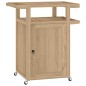 vidaXL Carrello da Bar 70x50x90 cm in Legno Massello di Teak vidaXL Carrello da Bar 70x50x90 cm in Legno Massello di Teak