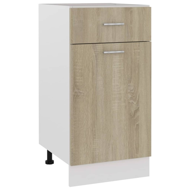 vidaXL Armadio con Cassetto Rovere Sonoma 40x46x81,5 cm in Truciolato vidaXL Armadio con Cassetto Rovere Sonoma 40x46x81,5 cm in Truciolato