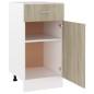 vidaXL Armadio con Cassetto Rovere Sonoma 40x46x81,5 cm in Truciolato vidaXL Armadio con Cassetto Rovere Sonoma 40x46x81,5 cm in Truciolato