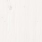 vidaXL Giroletto Legno Massello Pino 120x190cm Bianco 4FT Small Double