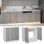vidaXL Mobiletto Grigio Sonoma 80x46x81,5 cm in Legno Multistrato vidaXL Mobiletto Grigio Sonoma 80x46x81,5 cm in Legno Multistrato