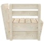 Divano Angolare Modulare su Pallet in Legno di Abete Impregnato Divano Angolare Modulare su Pallet in Legno di Abete Impregnato