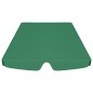 vidaXL Baldacchino per Dondolo Giardino Verde 188/168x145/110 cm vidaXL Baldacchino per Dondolo Giardino Verde 188/168x145/110 cm