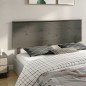 vidaXL Testiera per Letto Grigia 184x6x82,5cm Legno Massello di Pino vidaXL Testiera per Letto Grigia 184x6x82,5cm Legno Massello di Pino