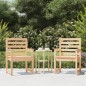 vidaXL Sedie da Giardino 2pz 60x48x91 cm Legno Massello di Pino vidaXL Sedie da Giardino 2pz 60x48x91 cm Legno Massello di Pino