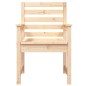 vidaXL Sedie da Giardino 2pz 60x48x91 cm Legno Massello di Pino vidaXL Sedie da Giardino 2pz 60x48x91 cm Legno Massello di Pino