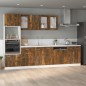 vidaXL Mobile Sottolavello Rovere Fumo 80x46x81,5 cm Legno Multistrato vidaXL Mobile Sottolavello Rovere Fumo 80x46x81,5 cm Legno Multistrato