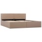 vidaXL Giroletto Idraulico Cappuccino Similpelle 160x200cm vidaXL Giroletto Idraulico Cappuccino Similpelle 160x200cm