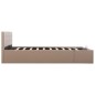 vidaXL Giroletto Idraulico Cappuccino Similpelle 160x200cm vidaXL Giroletto Idraulico Cappuccino Similpelle 160x200cm
