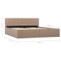 vidaXL Giroletto Idraulico Cappuccino Similpelle 160x200cm vidaXL Giroletto Idraulico Cappuccino Similpelle 160x200cm