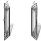 vidaXL Cancello Ornamentale da Giardino Ferro Battuto 122x20,5x134 cm  