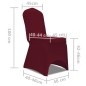 Coprisedia Elasticizzata Bordò 50 pz Coprisedia Elasticizzata Bordò 50 pz