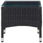 Tavolino da Caffè Nero 60x40x36 cm in Polyrattan Tavolino da Caffè Nero 60x40x36 cm in Polyrattan