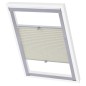vidaXL Tenda Plissettata Oscurante Crema SK06 vidaXL Tenda Plissettata Oscurante Crema SK06