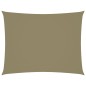 vidaXL Parasole a Vela Oxford Rettangolare 6x7 m Beige vidaXL Parasole a Vela Oxford Rettangolare 6x7 m Beige