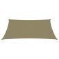 vidaXL Parasole a Vela Oxford Rettangolare 6x7 m Beige vidaXL Parasole a Vela Oxford Rettangolare 6x7 m Beige