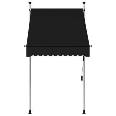 vidaXL Tenda da Sole Retrattile Manuale 100 cm Antracite